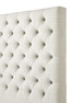 Avon XL pikerad - Sänggavel, B 160-210 cm - Beige