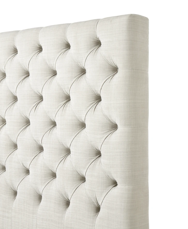Avon XL pikerad - Sänggavel, B 160-210 cm - Beige