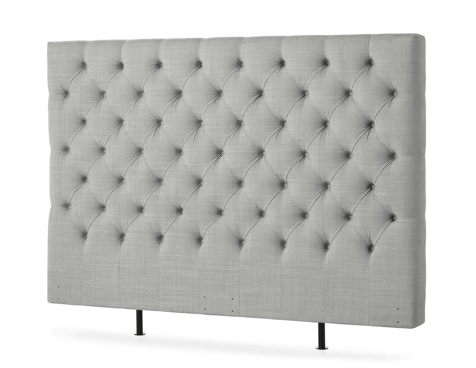 Avon XL pikerad - Sänggavel, B 160-210 cm - Grå