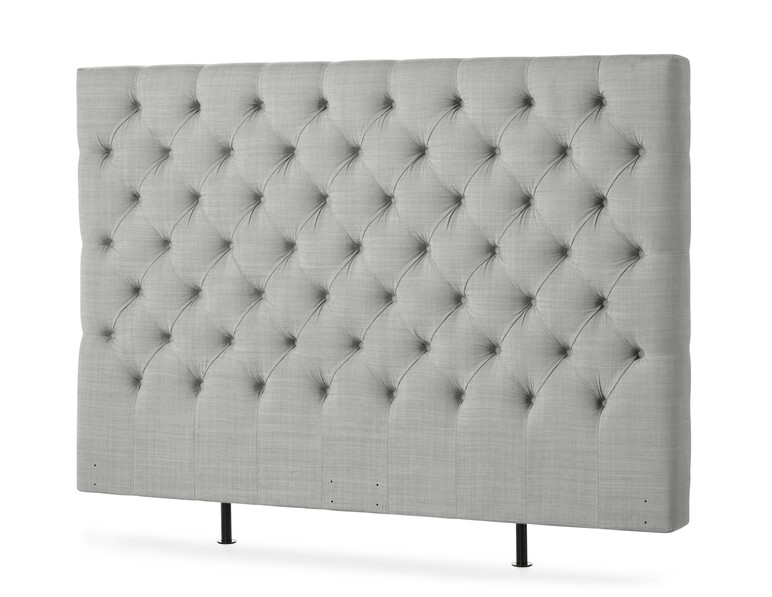 Avon XL pikerad - Sänggavel, B 160-210 cm - Grå