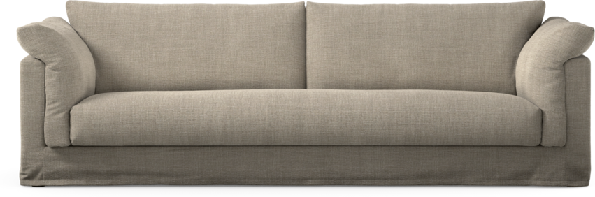 Cherrie Klädsel - Klädsel till 4-sits soffa, hel dyna - Beige