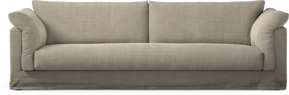 Cherrie Klädsel - Klädsel till 4-sits soffa, hel dyna - Beige