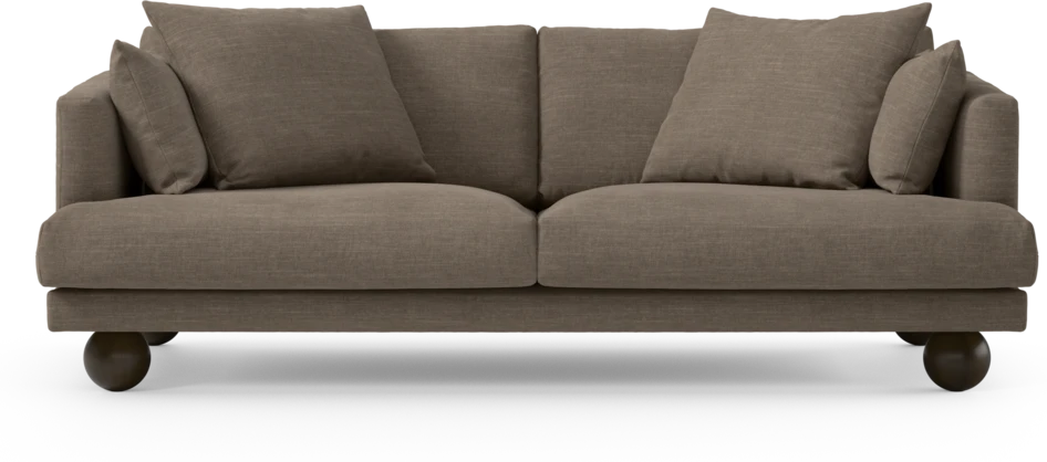 Harper - 3-sits soffa - Brun