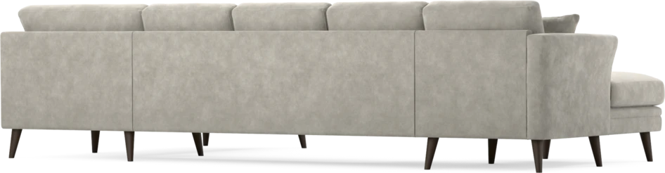 Eden - 3-sits soffa med schäslong vänster och divan höger - Grå