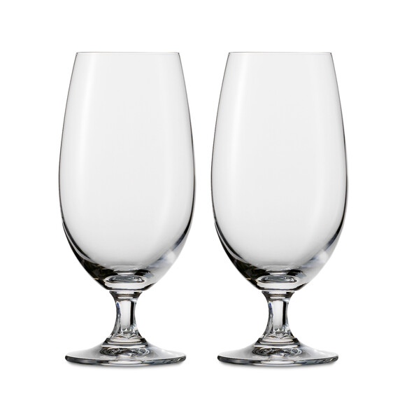 Taverna - Ölglas, H 19,5 Ø 8,8 cm, 59 cl, 2-pack - Vit