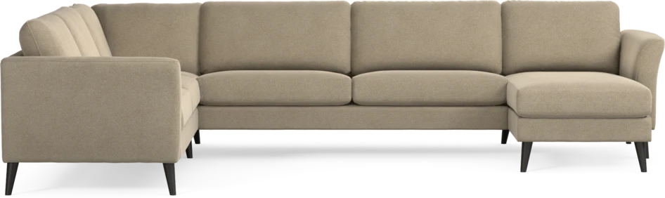 Bridge - Hörnsoffa, 2+3-sits med schäslong höger - Beige