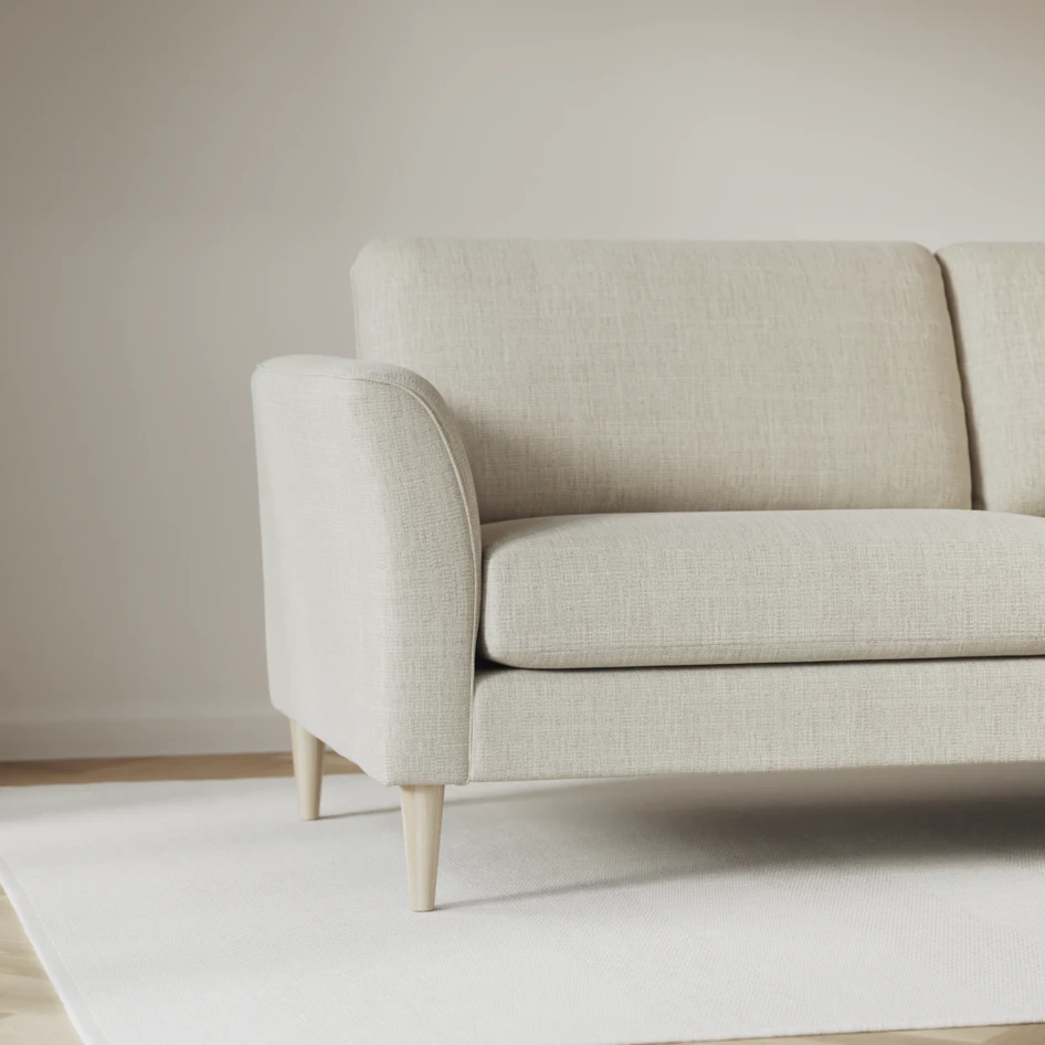 Bridge - 3-sits soffa med schäslong vänster och divan höger - Beige