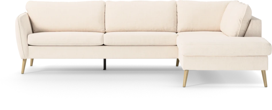 County - 2,5-sits soffa med divan höger - Vit
