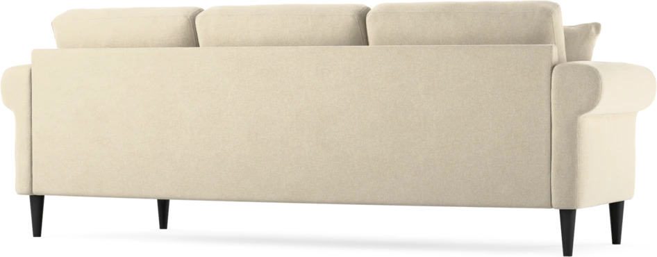 Eden - 3-sits soffa svängd - Beige