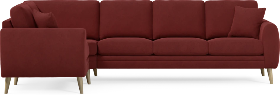 Eden - Hörnsoffa, 1+3-sits - Röd