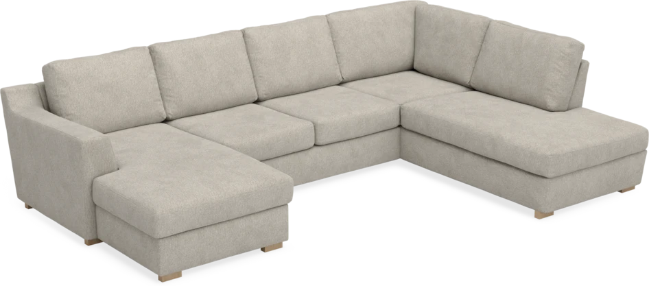 Friday - 3-sits soffa med schäslong vänster och divan höger - Beige