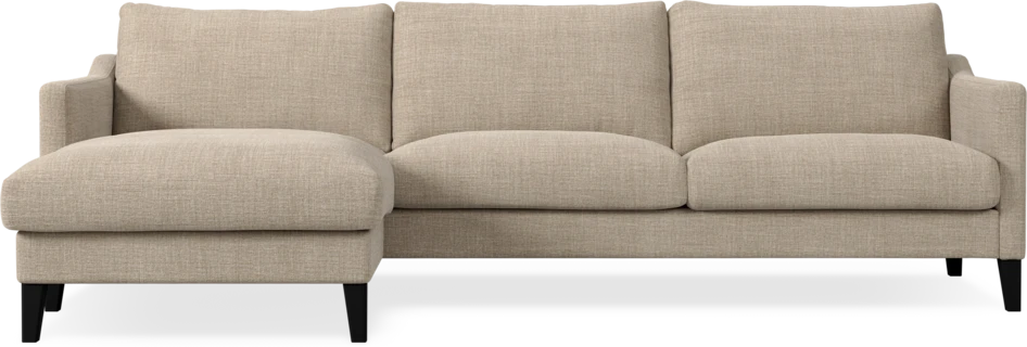 Winston - 3-sits soffa med schäslong, vändbar - Beige