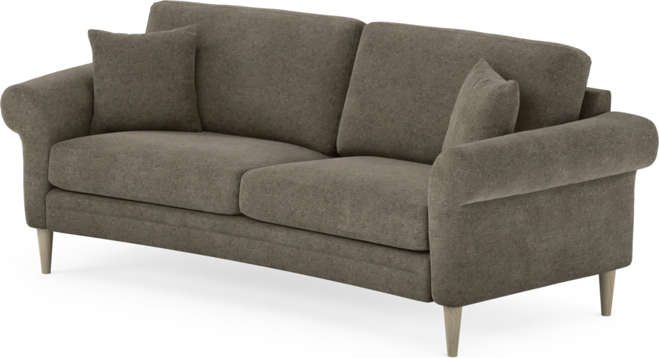 Eden - 2,5-sits soffa svängd - Brun