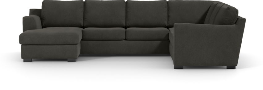 Friday - Hörnsoffa, 3+2-sits med schäslong vänster - Grå