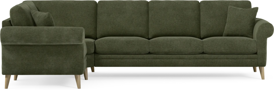 Eden - Hörnsoffa, 1+3-sits - Grön