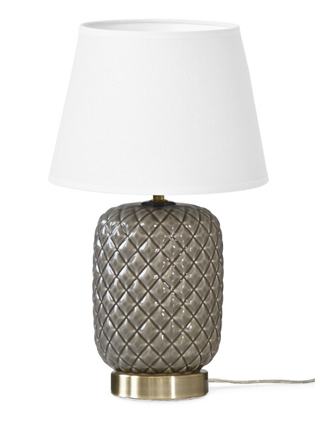Macao - Bordslampa, H42 Ø25 cm - Grå