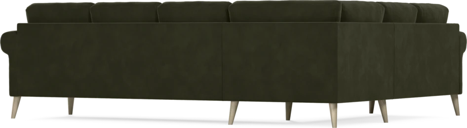 Eden - Hörnsoffa, 2+3-sits - Grön