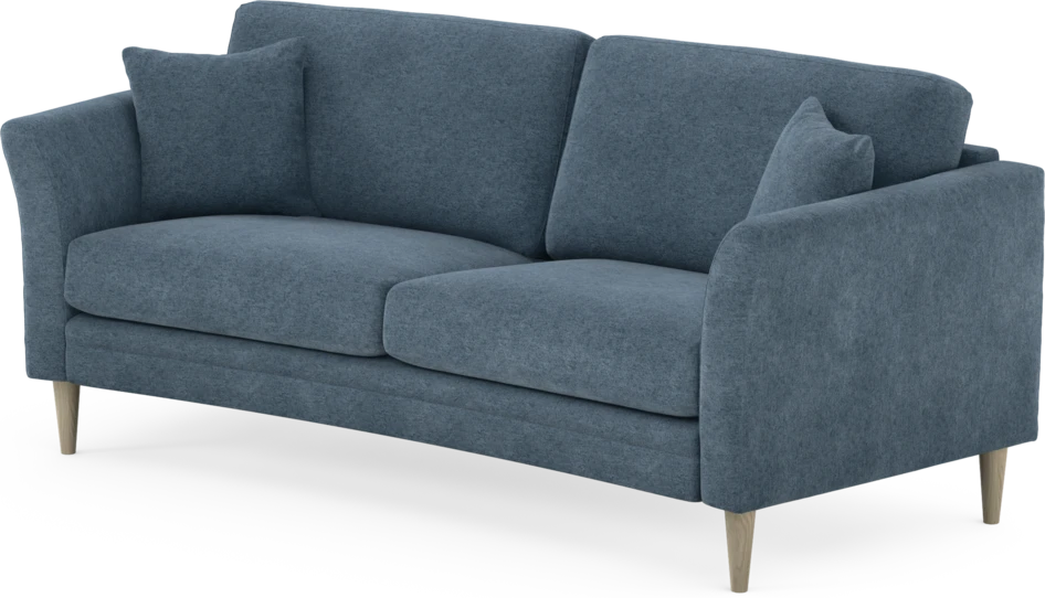 Eden - 2,5-sits soffa svängd - Blå