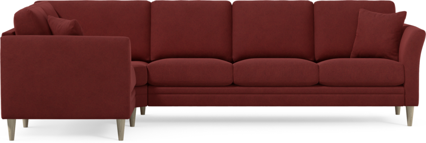 Eden - Hörnsoffa, 1+3-sits - Röd
