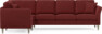 Eden - Hörnsoffa, 1+3-sits - Röd