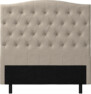 Delux Välvd - Sänggavel, 90-210 cm - Beige