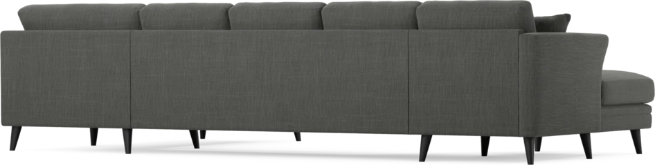 Eden - 3-sits soffa med schäslong vänster och divan höger - Grå