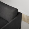 Winston - 3-sits soffa - Svart