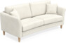Eden - 2,5-sits soffa svängd - Vit