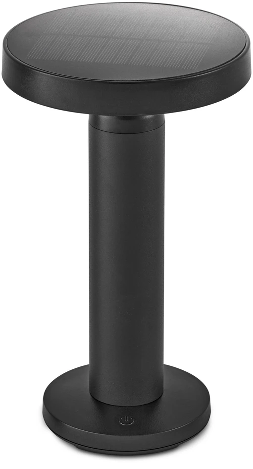 Kevin - Solcellsbelysning H22 Ø13 cm - Svart