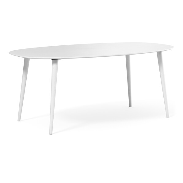 Plaine - Matbord, 190x100x74 cm - Vit