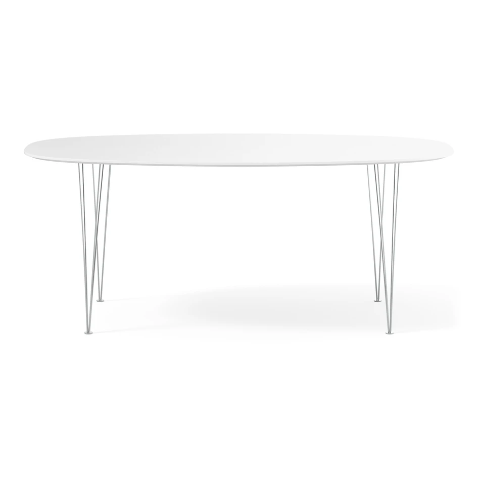 Plaine - Matbord, 190x100x74 cm - Vit