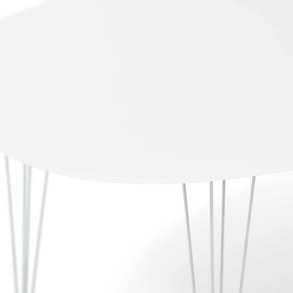Plaine - Matbord, 190x100x74 cm - Vit