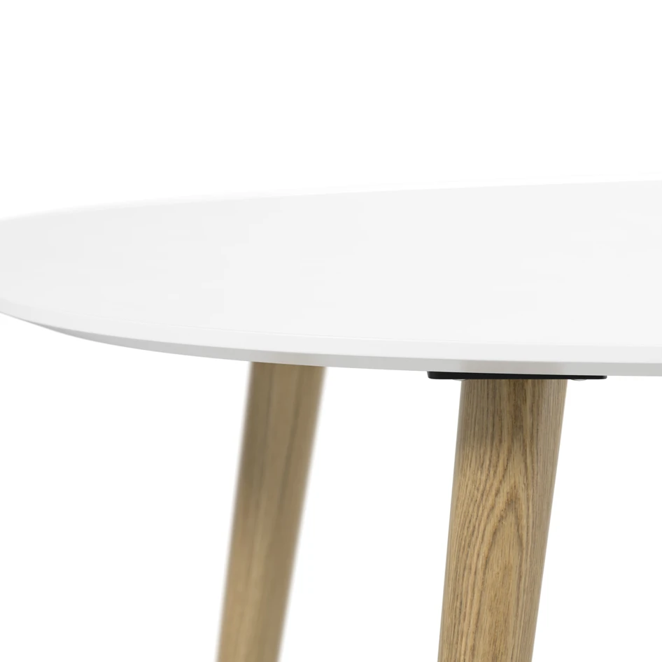 Plaine - Matbord, 190x100x74 cm - Vit