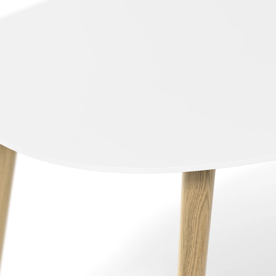 Plaine - Matbord, 190x100x74 cm - Vit