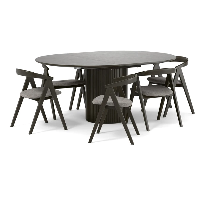 Astrid, Matgrupp med 6 stolar Arvid