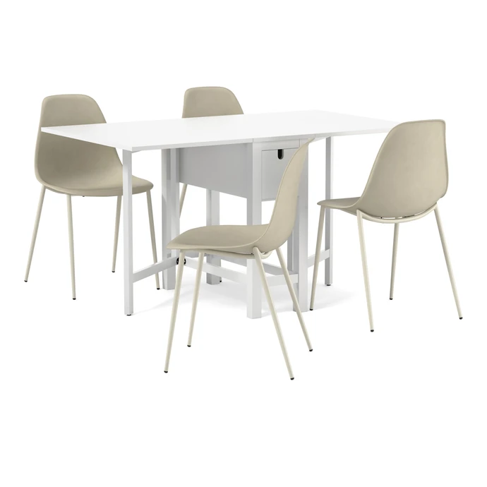 Helga, Matgrupp med 4 stolar Tico