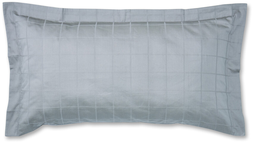 Grand - Örngott till hotellkudde i bomullssatin, 50x90 cm - Blå