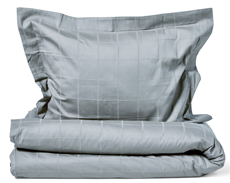 Grand - Påslakanset i bomullssatin - Blå