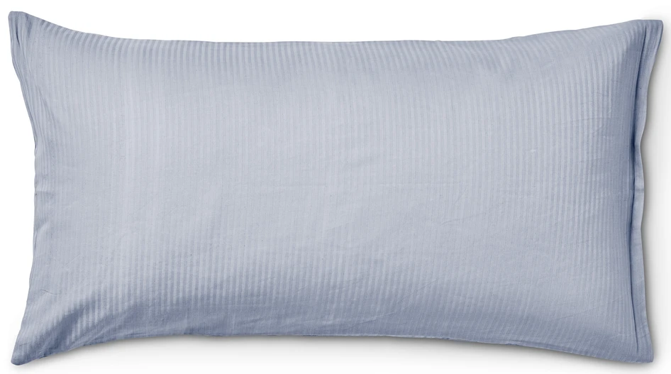 Hampton - Örngott till hotellkudde i bomullssatin, 50x90 cm - Blå