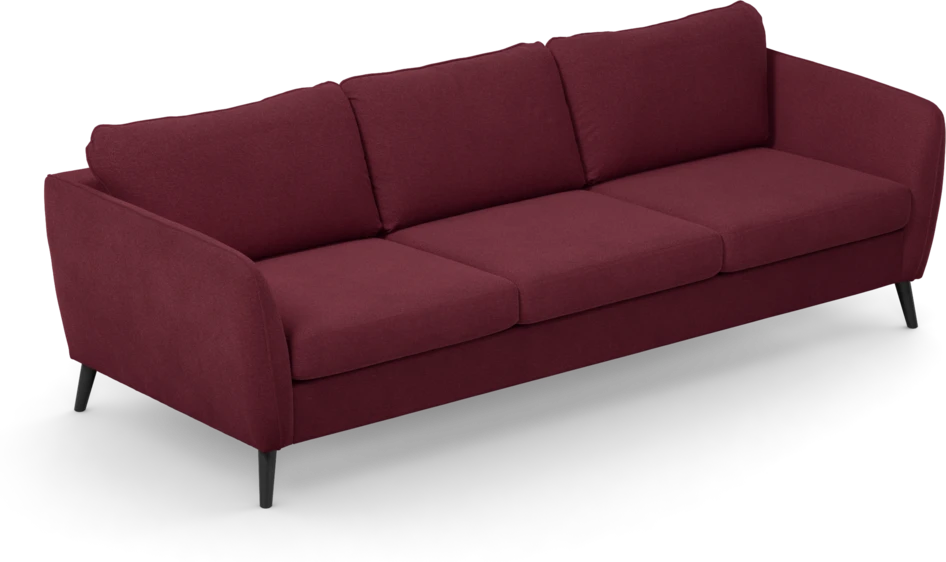 County - 3-sits soffa - Röd