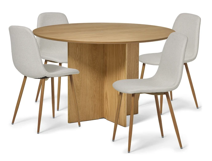 Cross, Matgrupp med 4 stolar Tracy