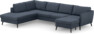 County - 3-sits soffa med divan vänster och schäslong höger - Blå