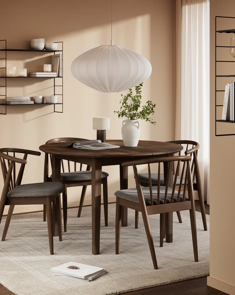 Ekerö - Matbord, Ø 115-157 cm - inspiration