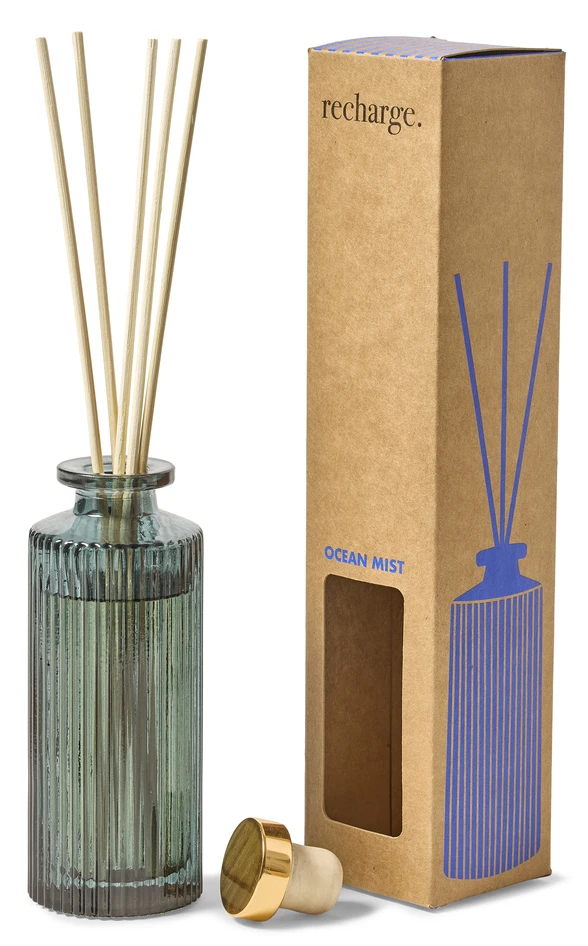 Recharge - Doftpinne, doft Ocean Mist, 120 ml - Blå