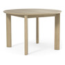 Amina - Matbord, Ø 115-160 cm - Vit
