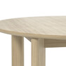 Amina - Matbord, Ø 115-160 cm - Vit