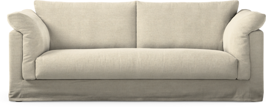 Cherrie Klädsel - 2,5-sits soffa, hel dyna - Beige