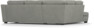 Friday - 2,5-sits soffa med divan vänster - Grå