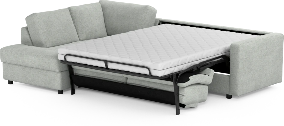 Lindö - Bäddsoffa 2,5-sits med divan - Grå