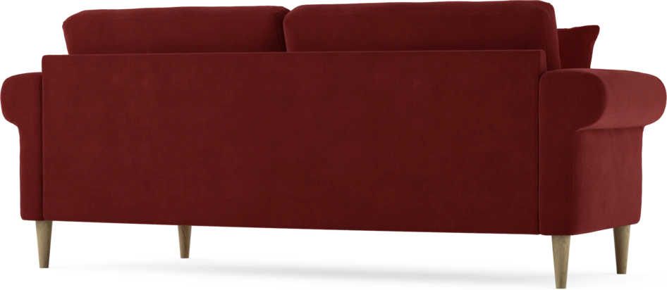 Eden - 2,5-sits soffa svängd - Röd